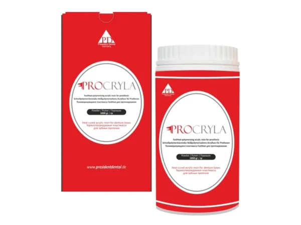 PROCRYLA - FastHeat-Polymerizing Acrylic Resin For Prosthesis Powder